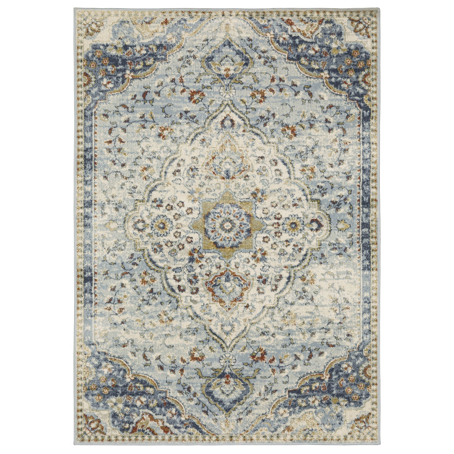 Branson BR01A Blue Medallion Rug