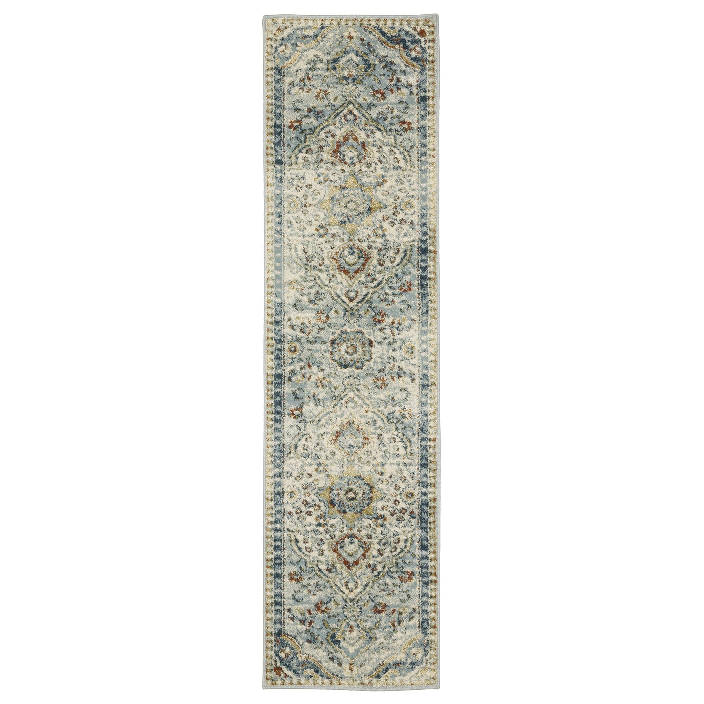 Branson BR01A Blue Medallion Rug