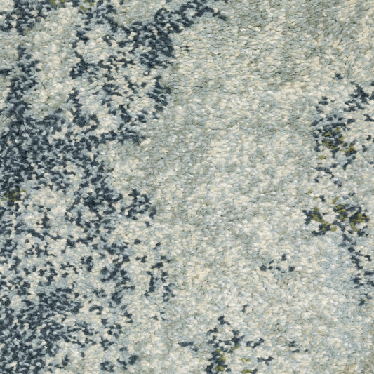 Branson BR08A Blue Abstract Rug