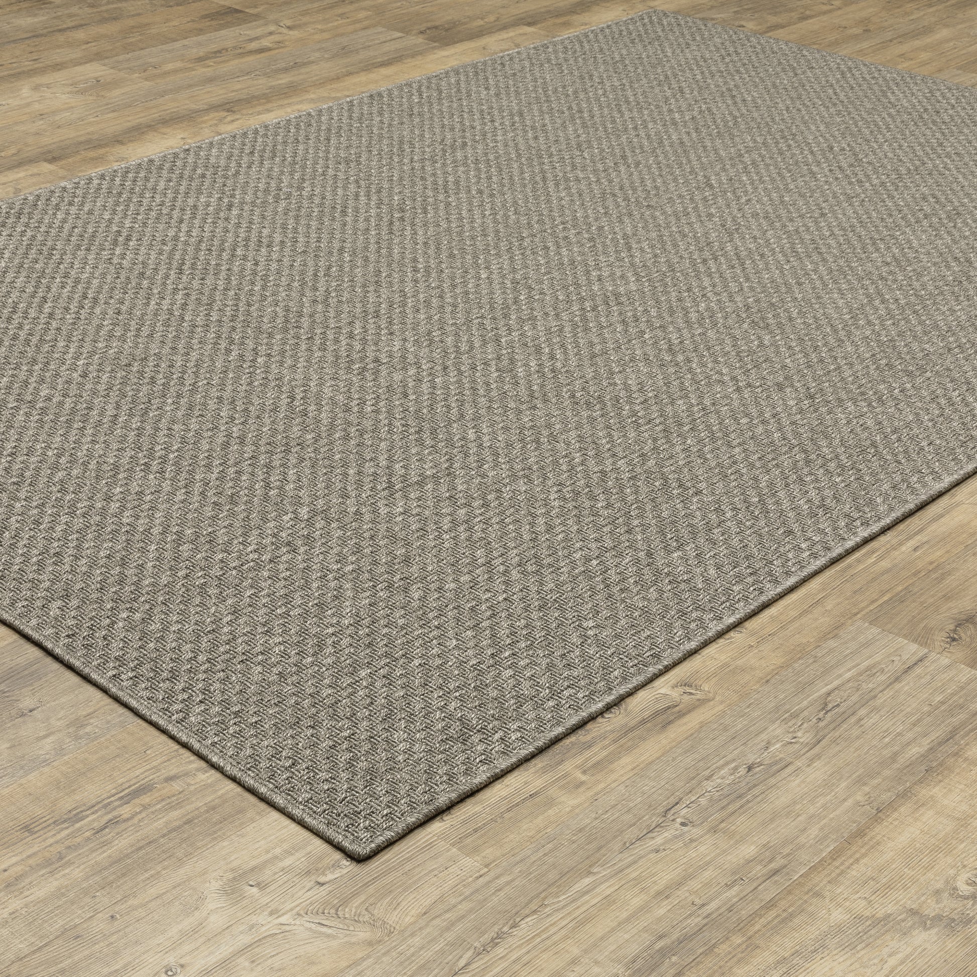 Caicos CA01N Grey Solid Rug