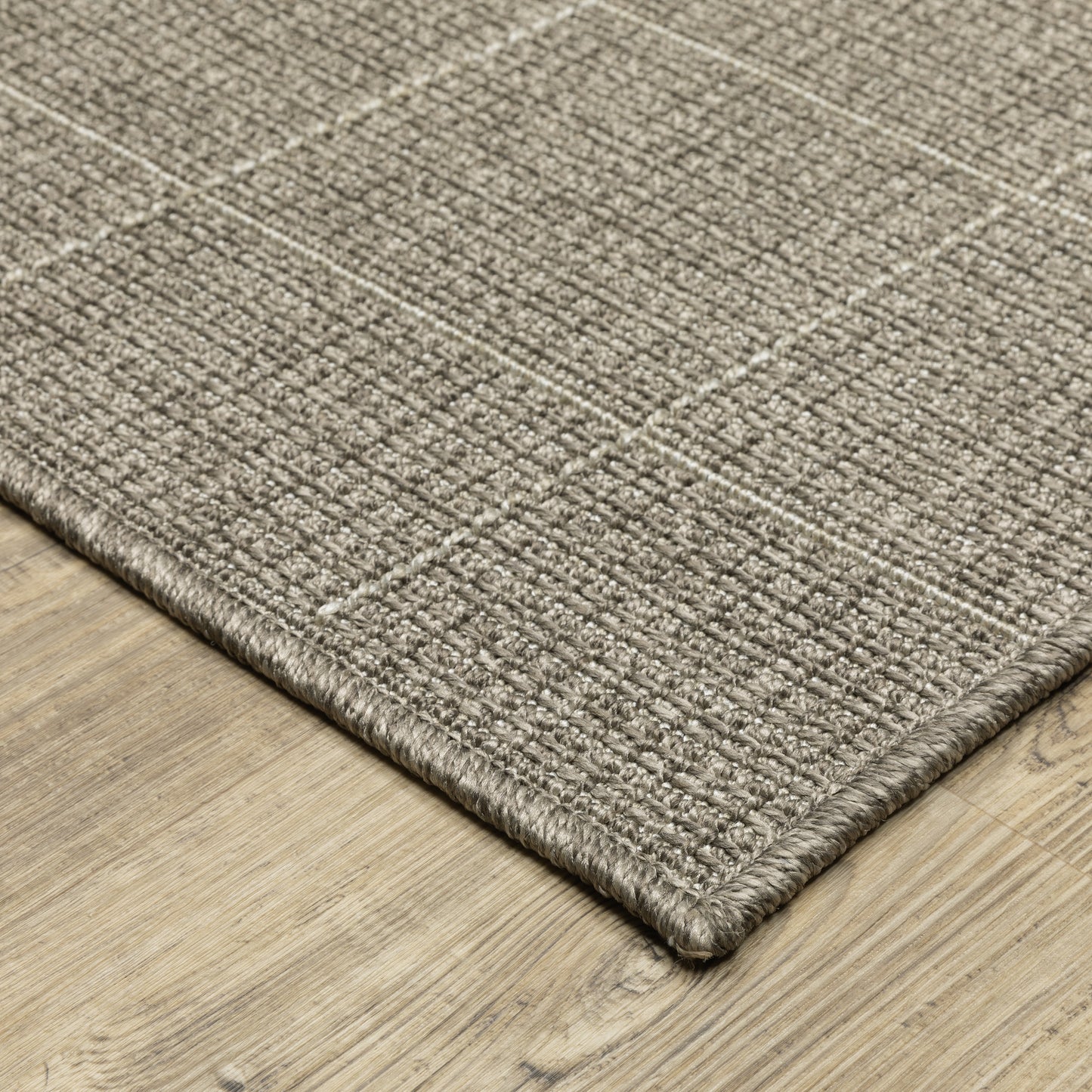 Caicos CA04B Grey Geometric Rug