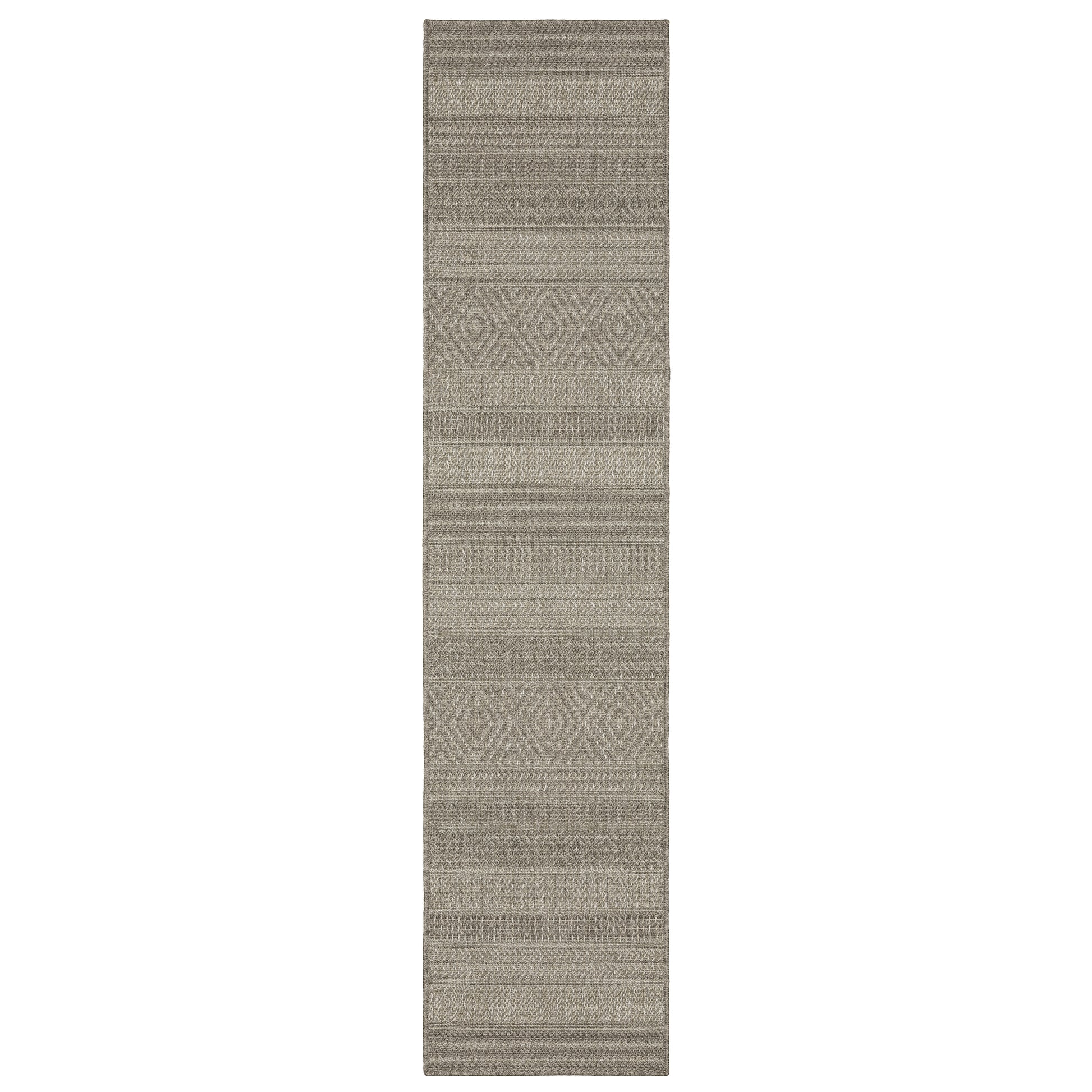 Caicos CA06A Grey Stripe Rug