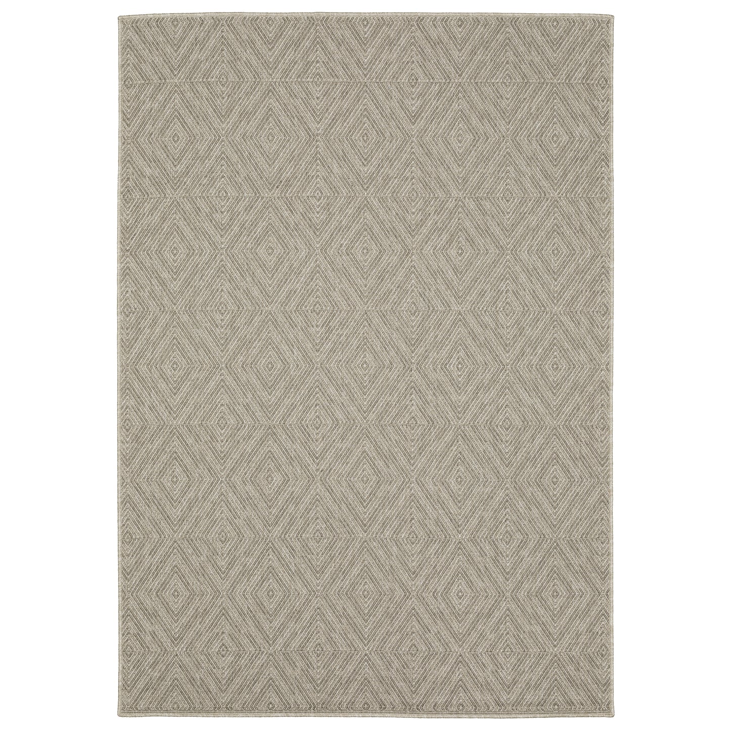 Caicos CA08A Grey Geometric Rug