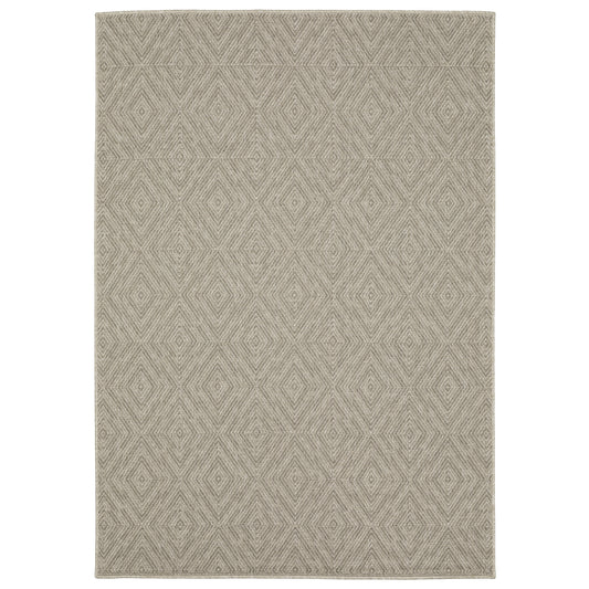 Caicos CA08A Grey Geometric Rug
