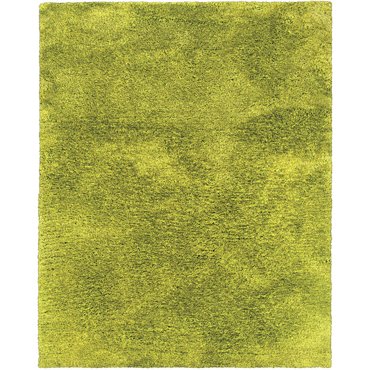 Cosmo 81101 Green Shag Rug