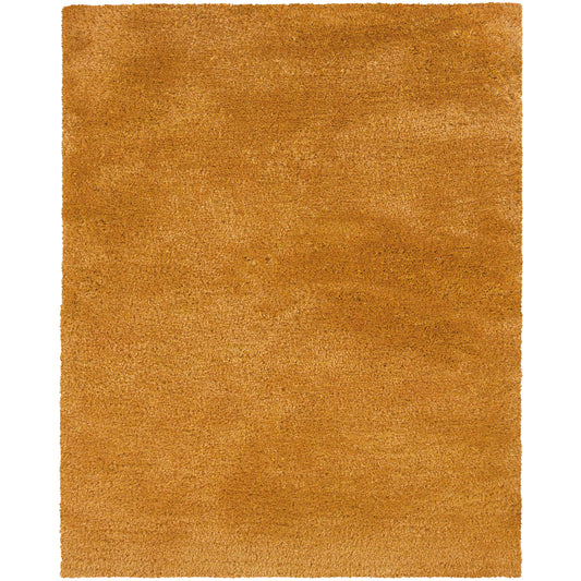 Cosmo 81107 Gold Shag Rug
