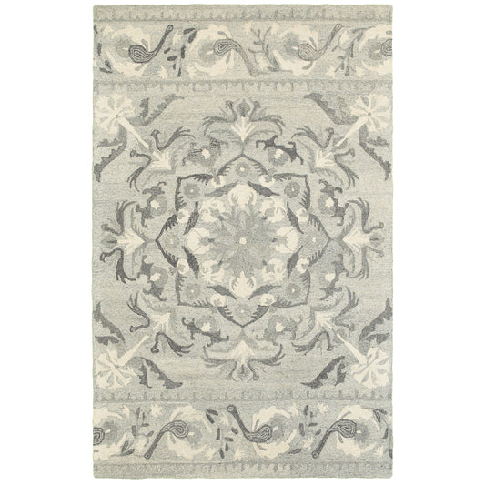 Craft 93001 Ash Border Rug