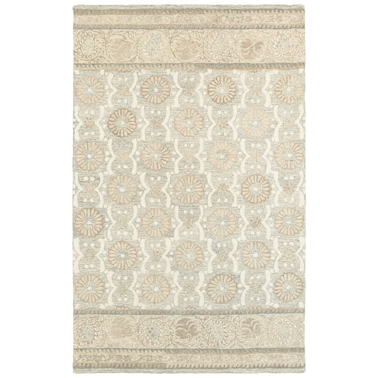 Craft 93002 Ash Border Rug