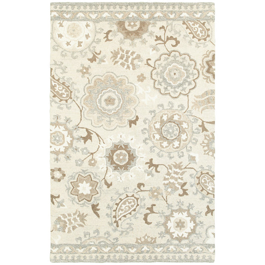 Craft 93005 Ivory Medallion Rug