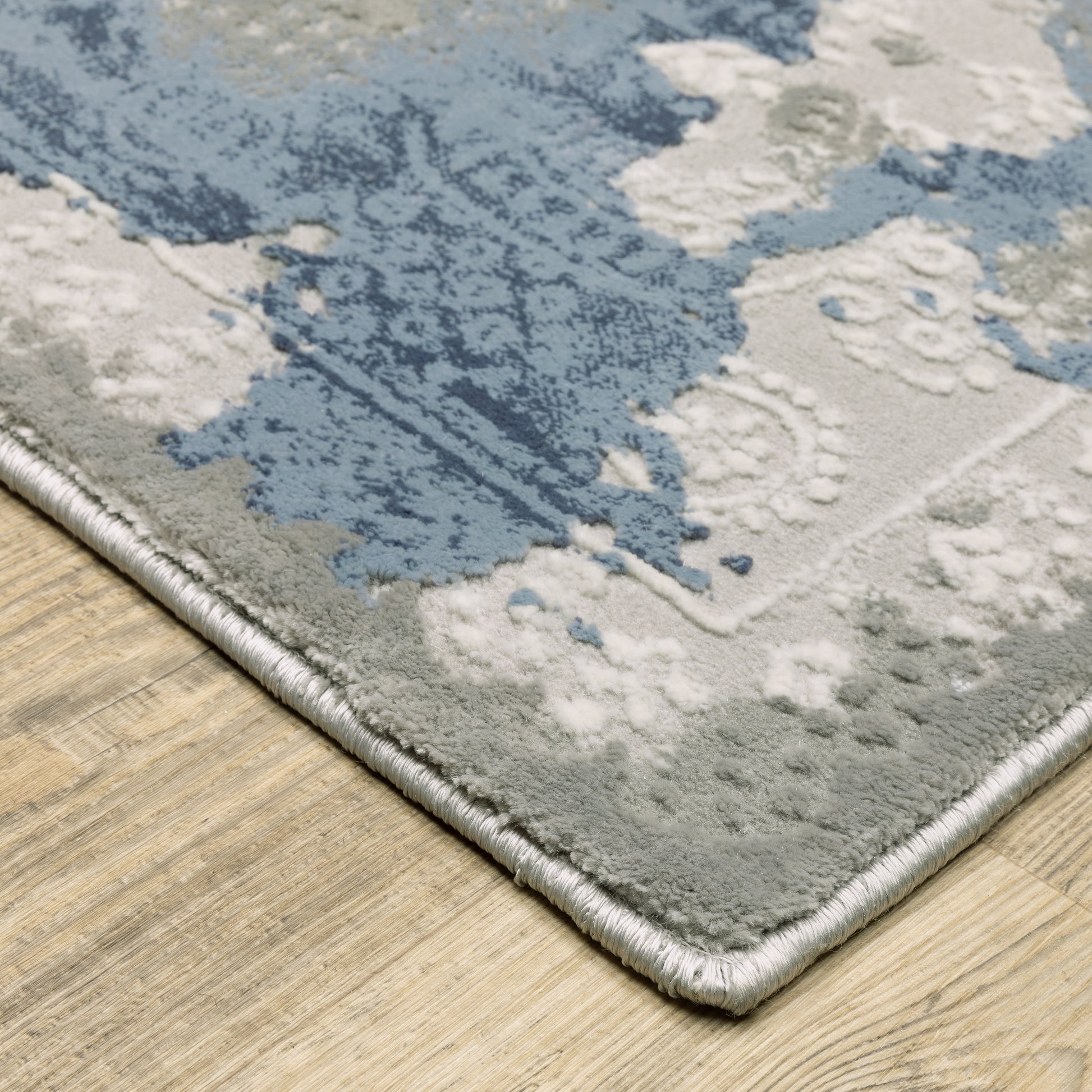 Easton 3313Q Beige Abstract Rug