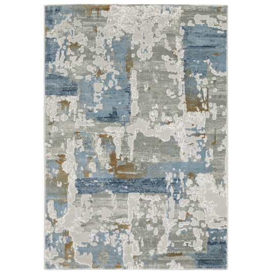 Easton 4518X Grey Abstract Rug