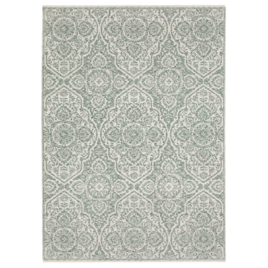 Echo ECH02 Green Medallion Rug
