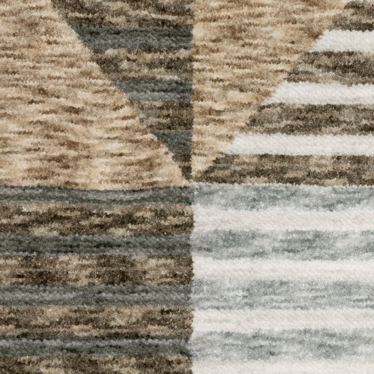 Echo ECH04 Beige Stripe Rug