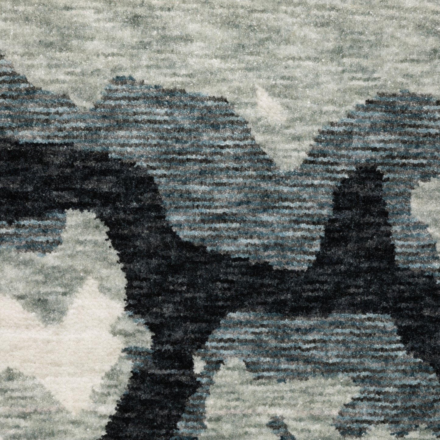 Echo ECH08 Blue Abstract Rug