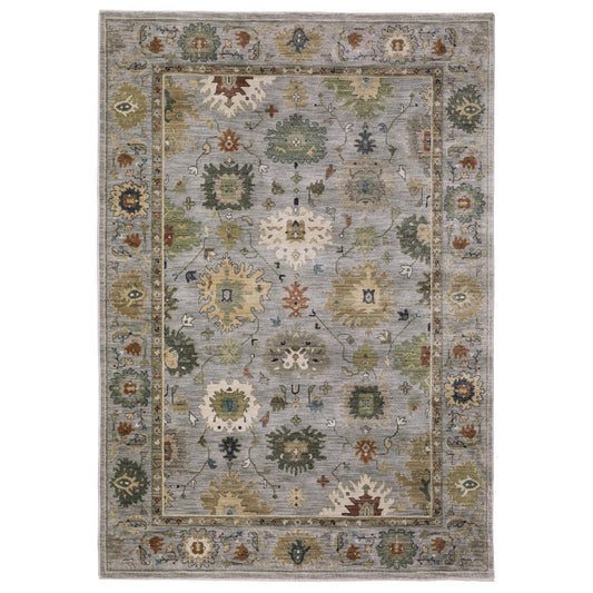 Eliana ELI03 Blue Oriental Rug