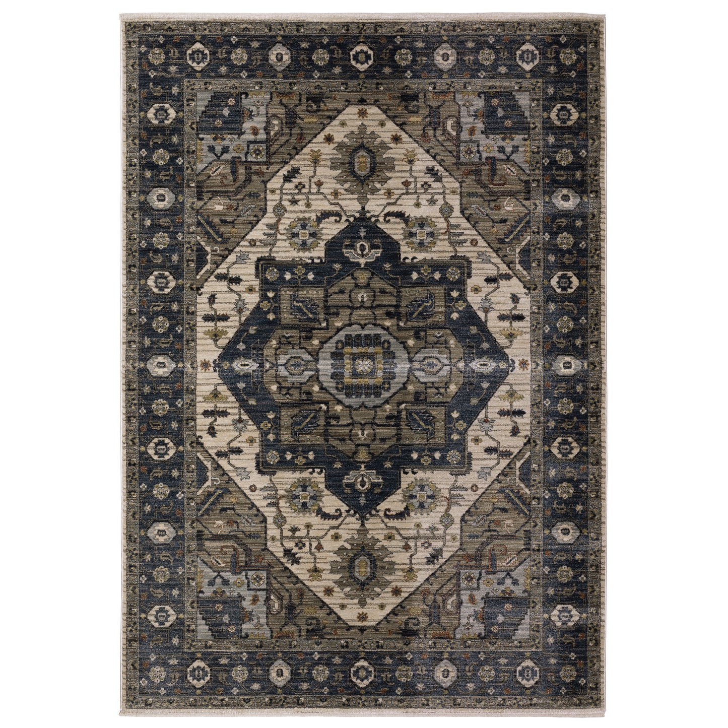 Eliana ELI05 Blue Medallion Rug