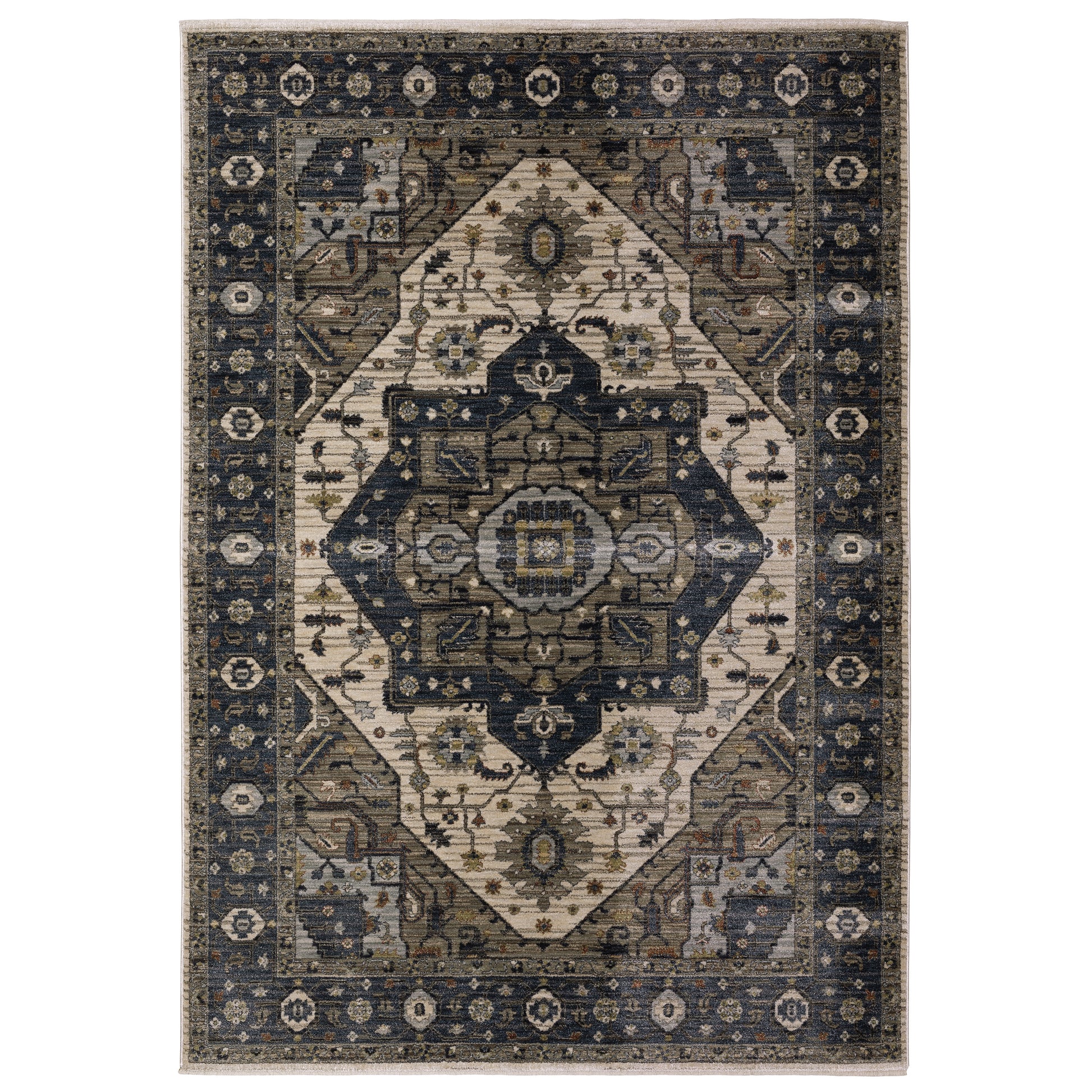 Eliana ELI05 Blue Medallion Rug