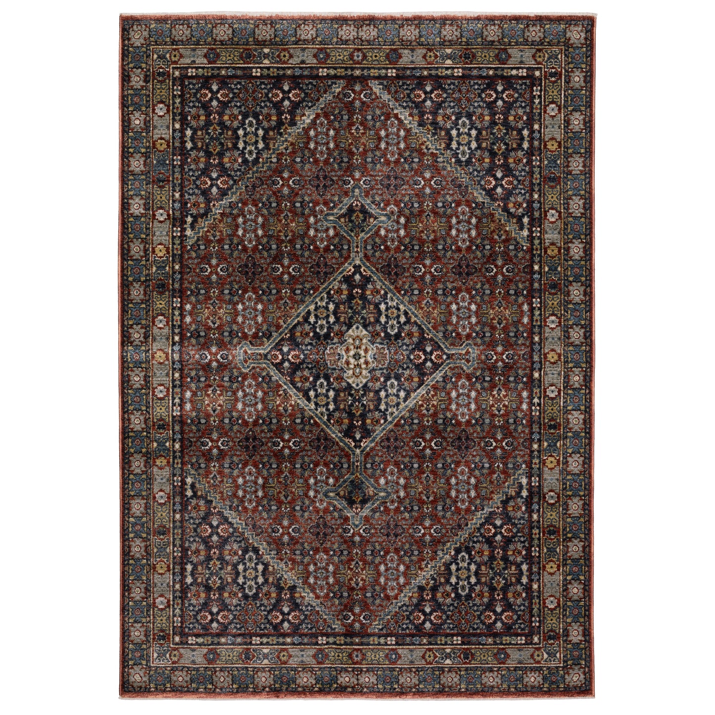 Eliana ELI06 Red Medallion Rug
