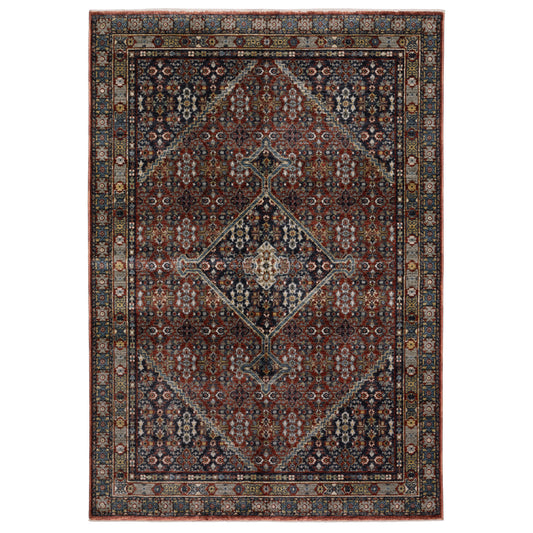 Eliana ELI06 Red Medallion Rug