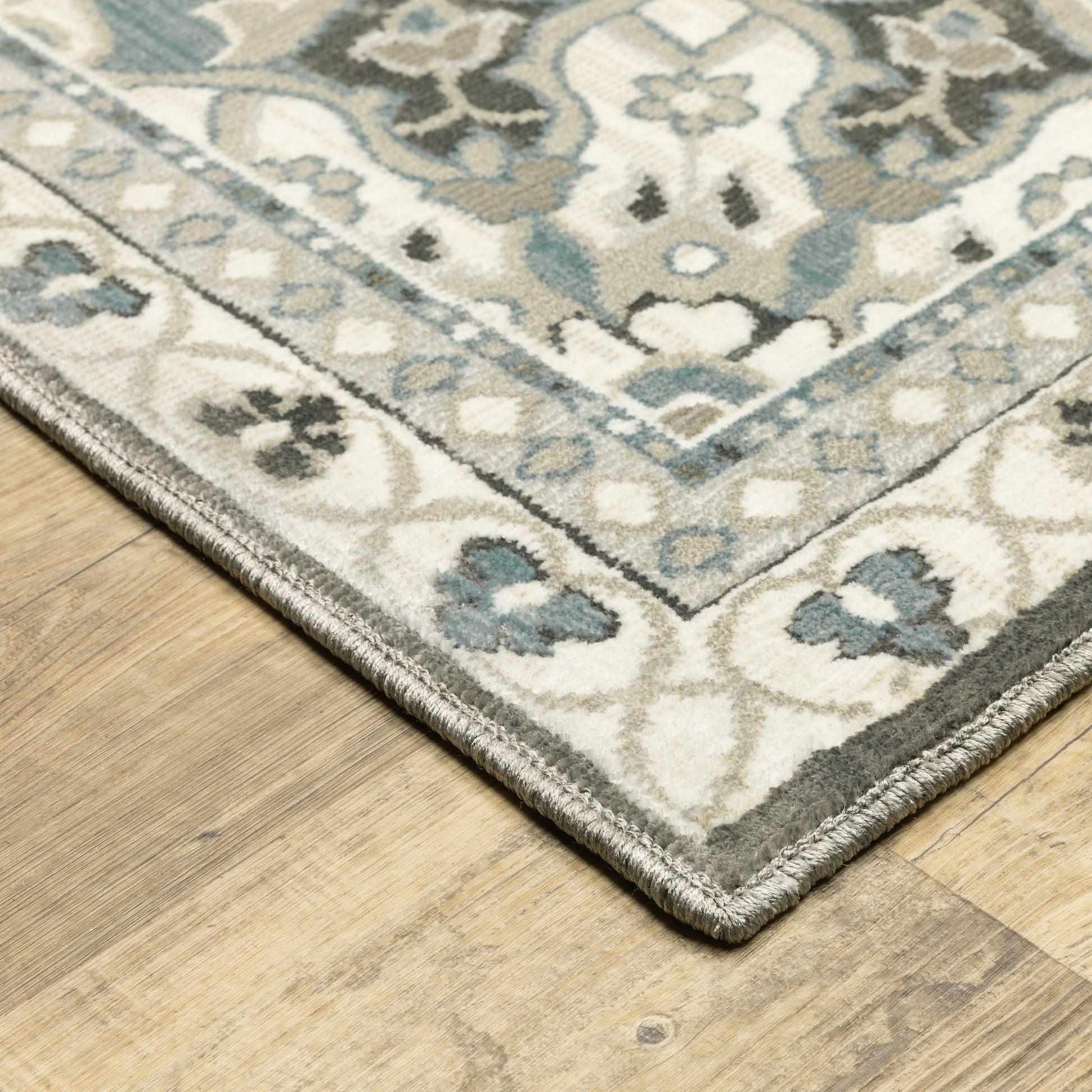 Ellington ELL01 Ivory Medallion Rug
