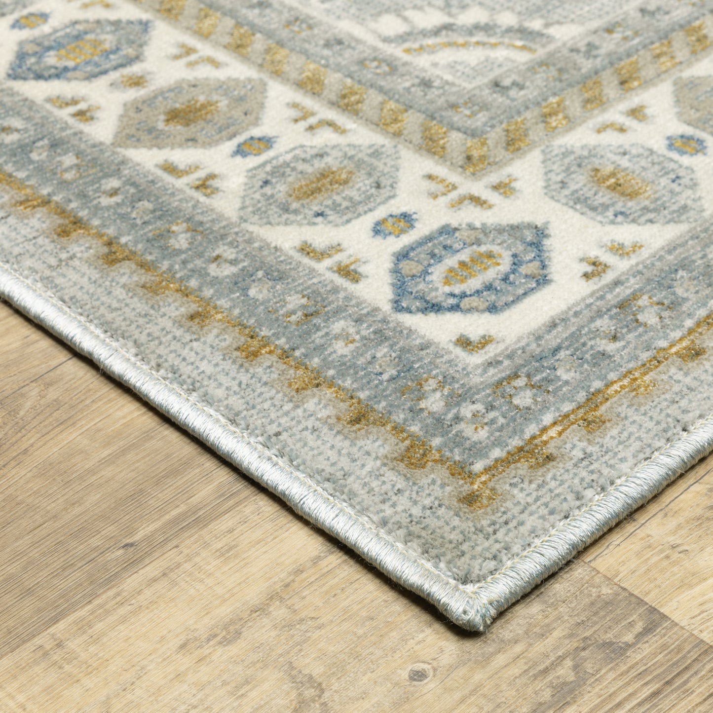 Ellington ELL02 Blue Medallion Rug