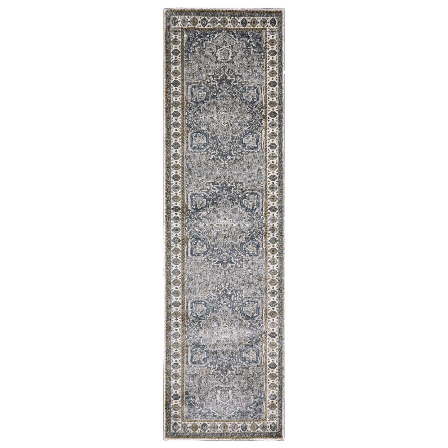 Ellington ELL02 Blue Medallion Rug