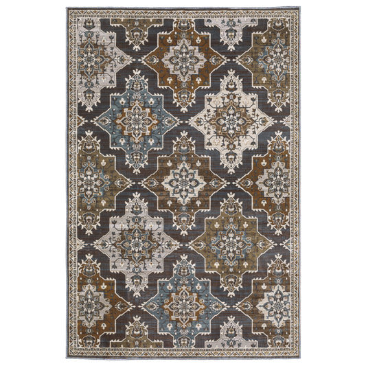 Ellington ELL07 Blue Oriental Rug