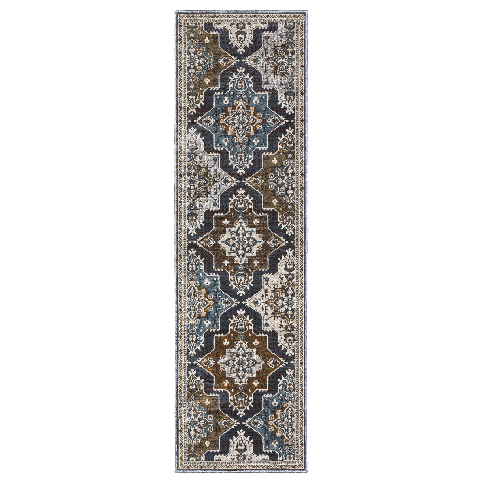 Ellington ELL07 Blue Oriental Rug
