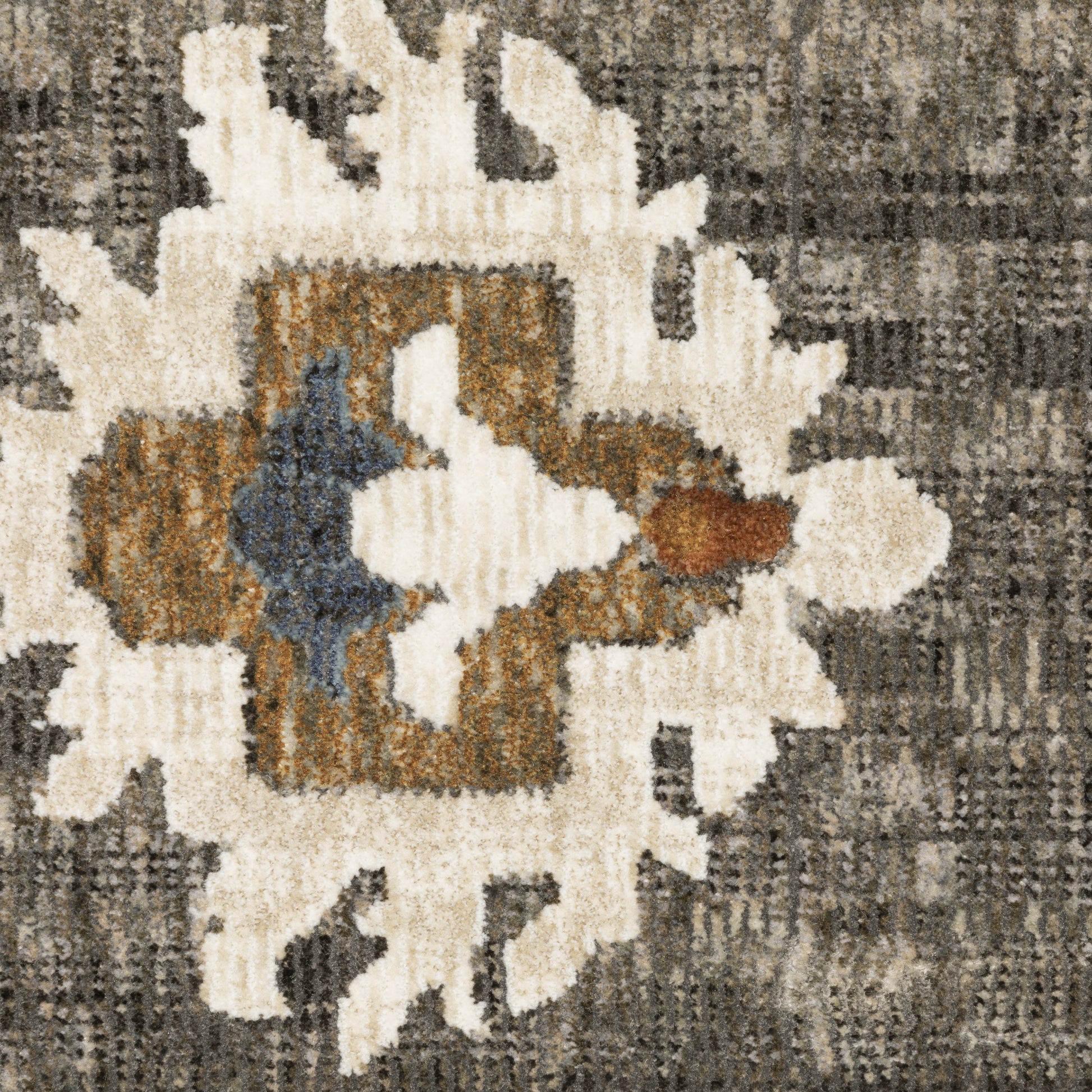 Ellington ELL09 Grey Floral Rug