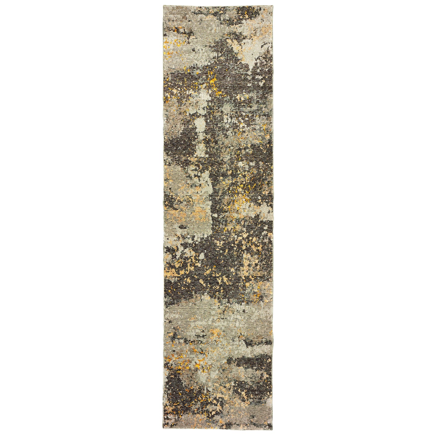 Evolution 8025B Grey Abstract Rug