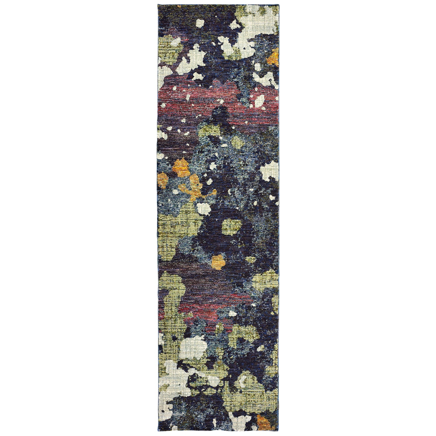 Evolution 8029A Navy Abstract Rug