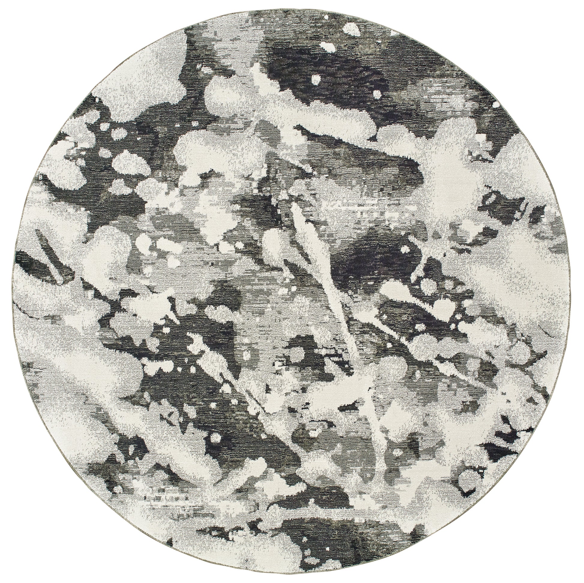 Evolution 8035B Charcoal Abstract Rug