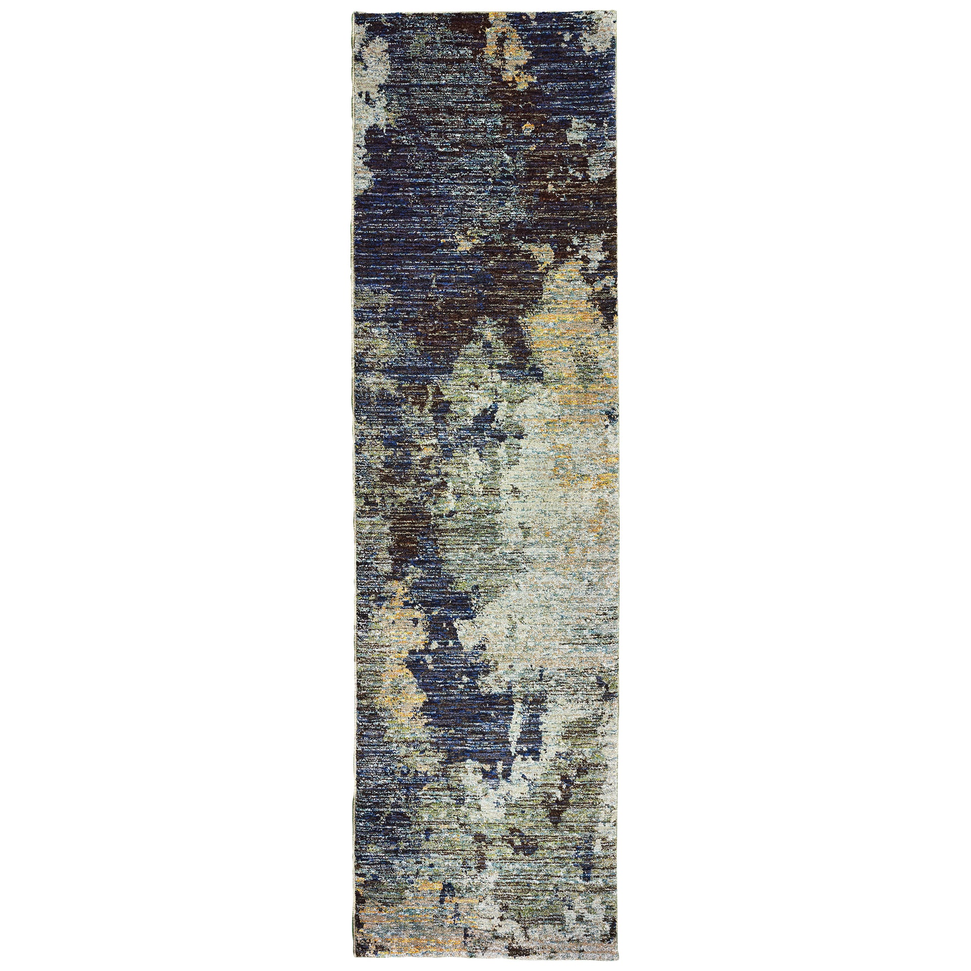 Evolution 8049B Navy Abstract Rug