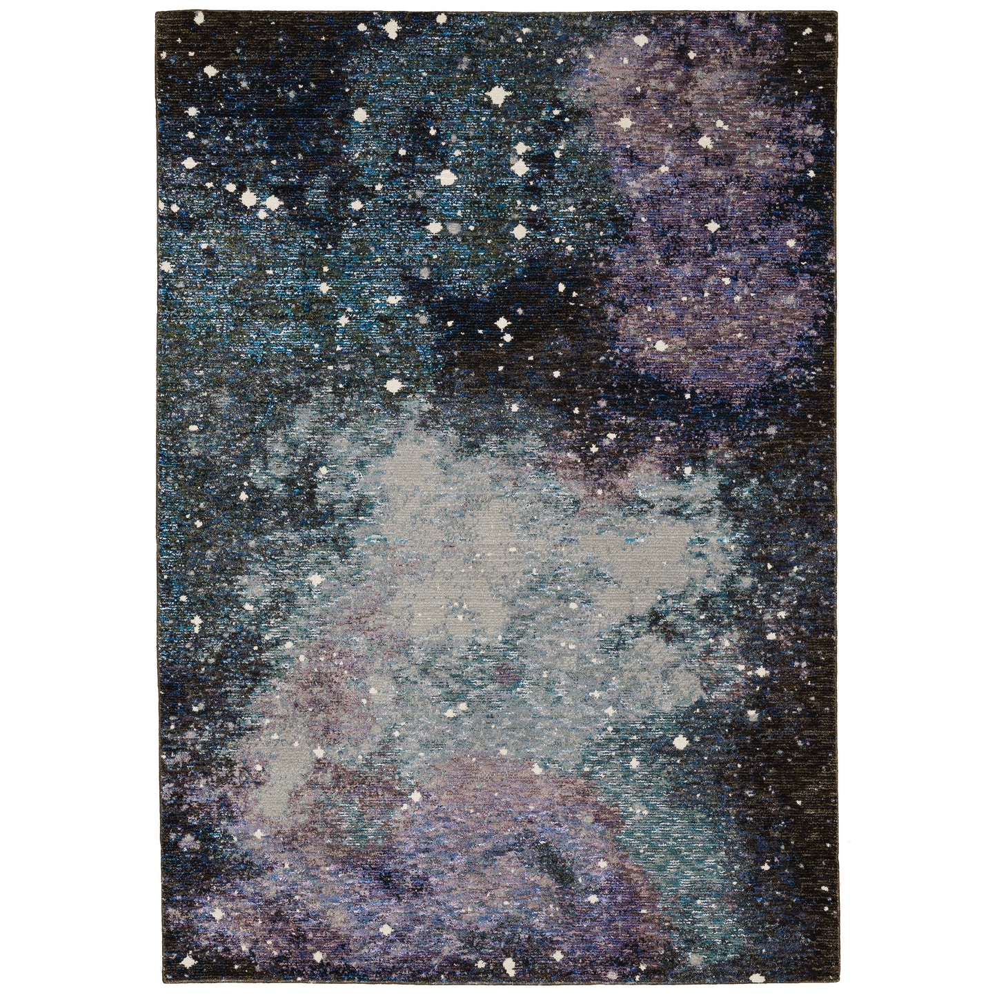 Evolution 0958A Midnight Abstract Rug