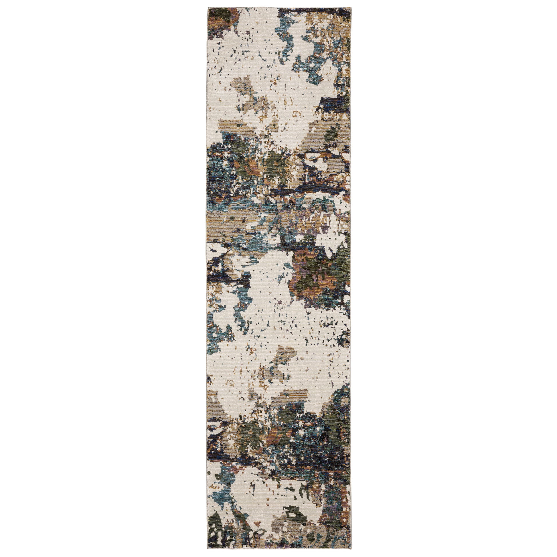 Evolution 0981A Ivory Abstract Rug
