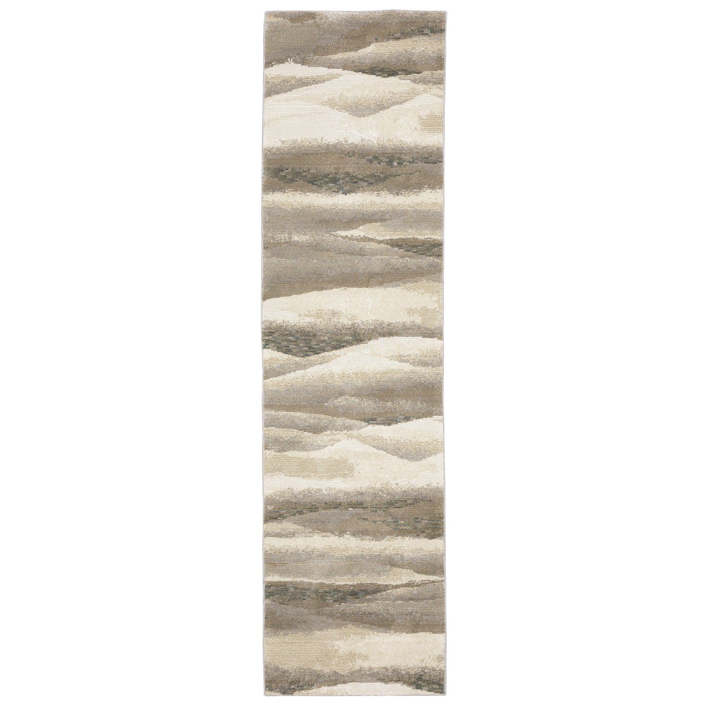 Evolution 0982C Beige Abstract Rug