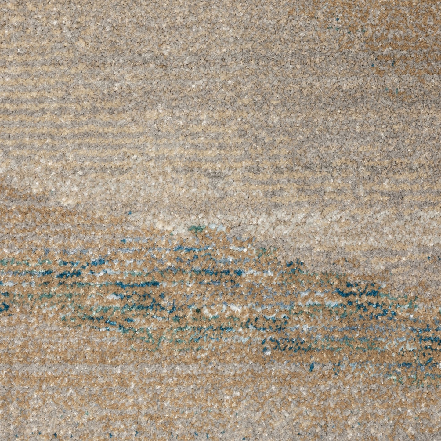 Evolution Abstract Beige/ Ivory Cut Pile Rug