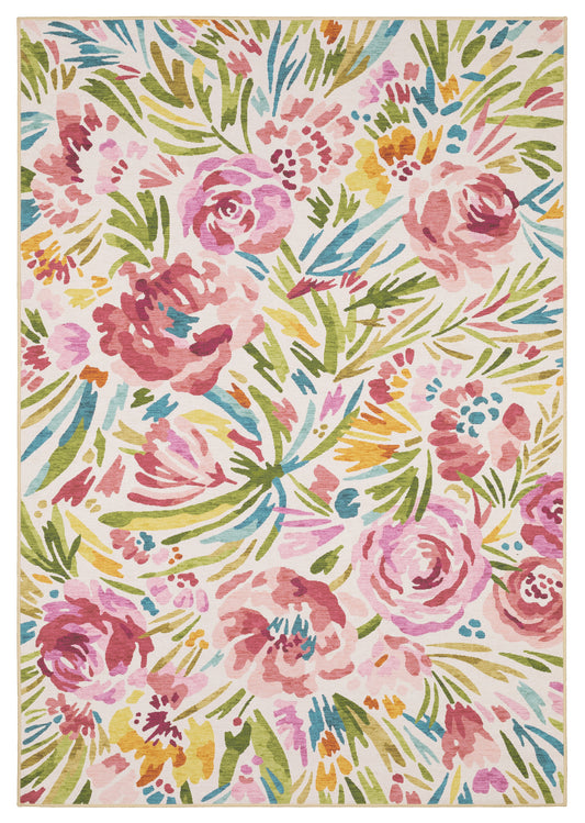 Fiji FIJ01 Beige Botanical Rug