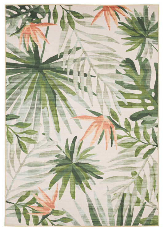 Fiji FIJ04 Beige Botanical Rug