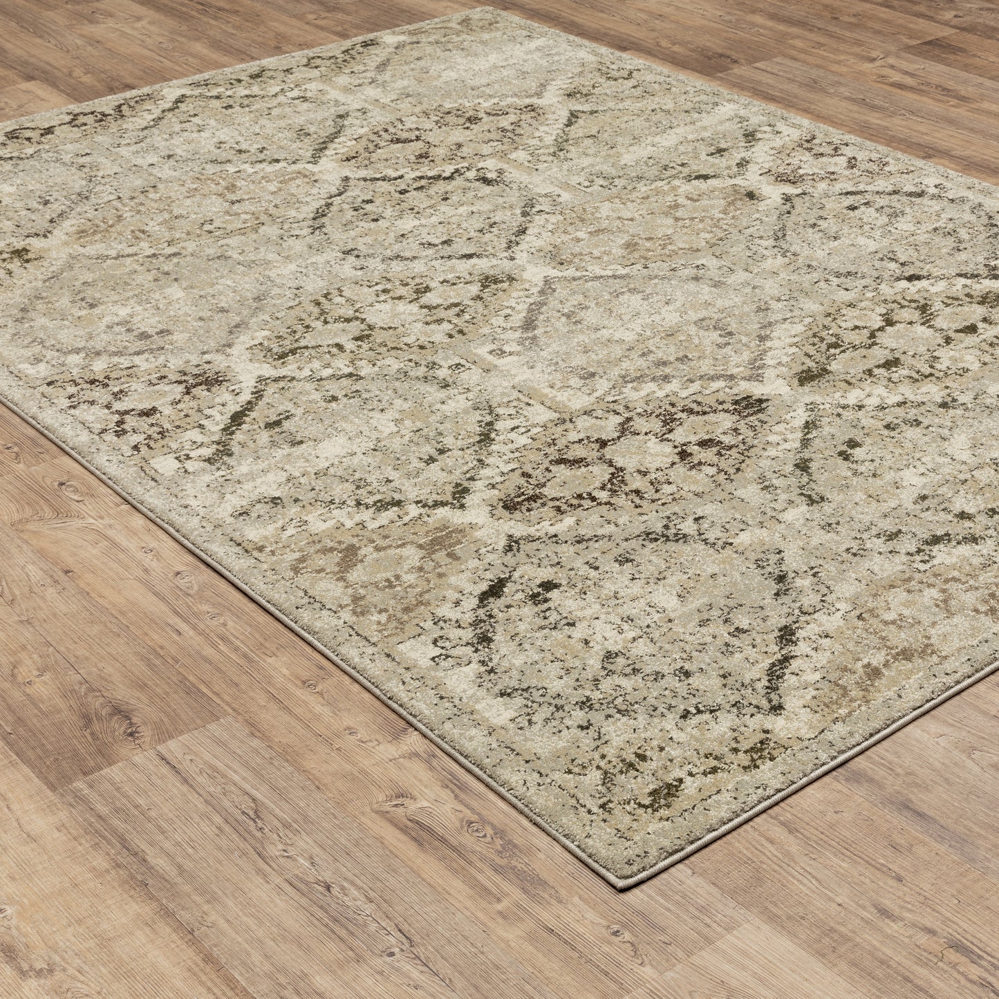 Florence 270H6 Ivory Distressed Rug