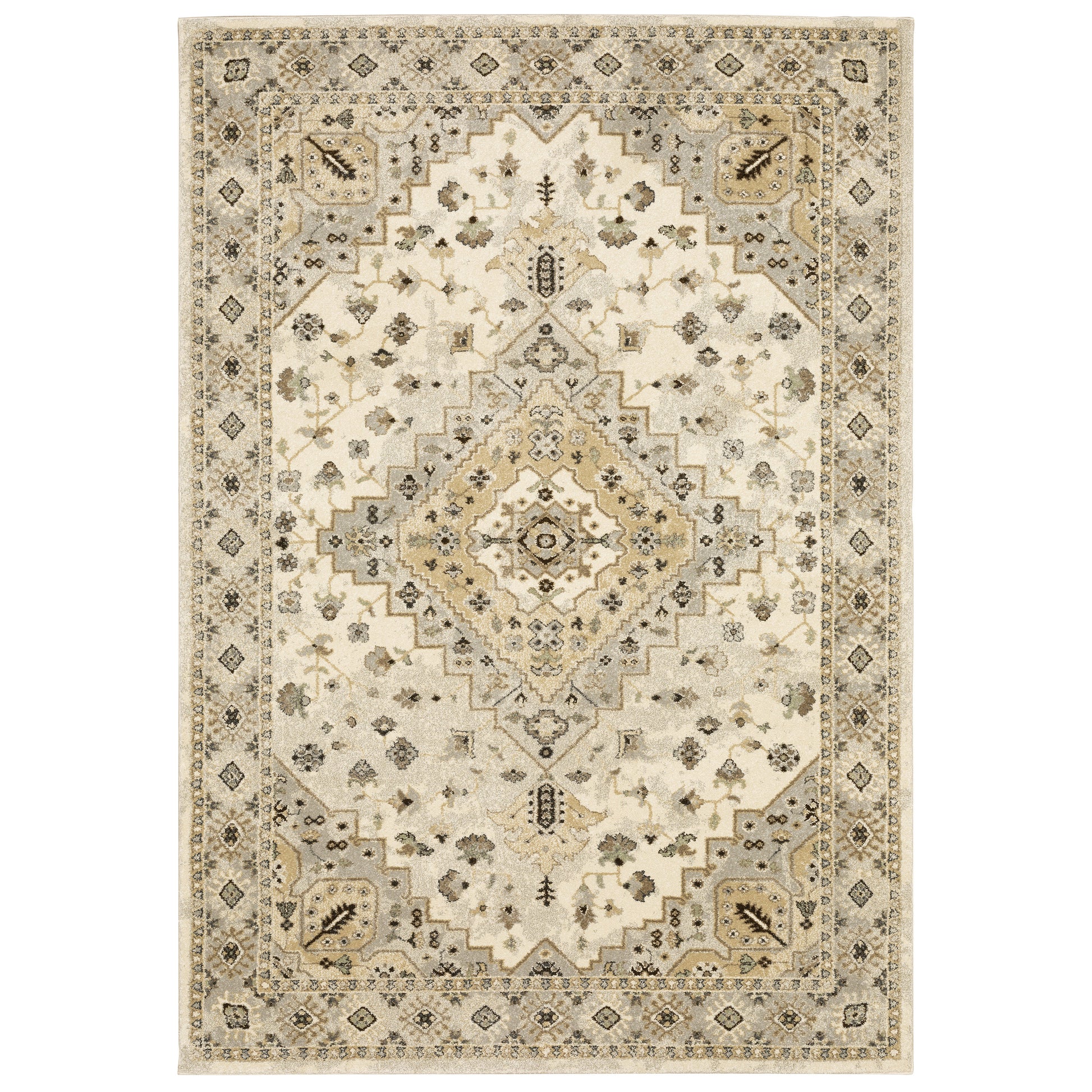 Florence 4332X Beige Medallion Rug