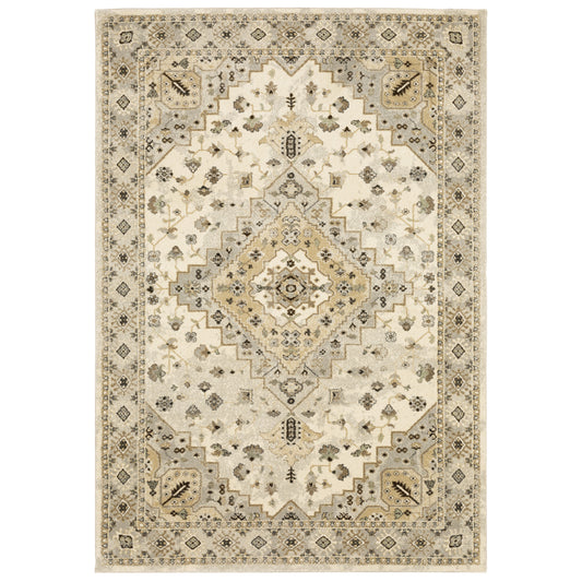 Florence 4332X Beige Medallion Rug