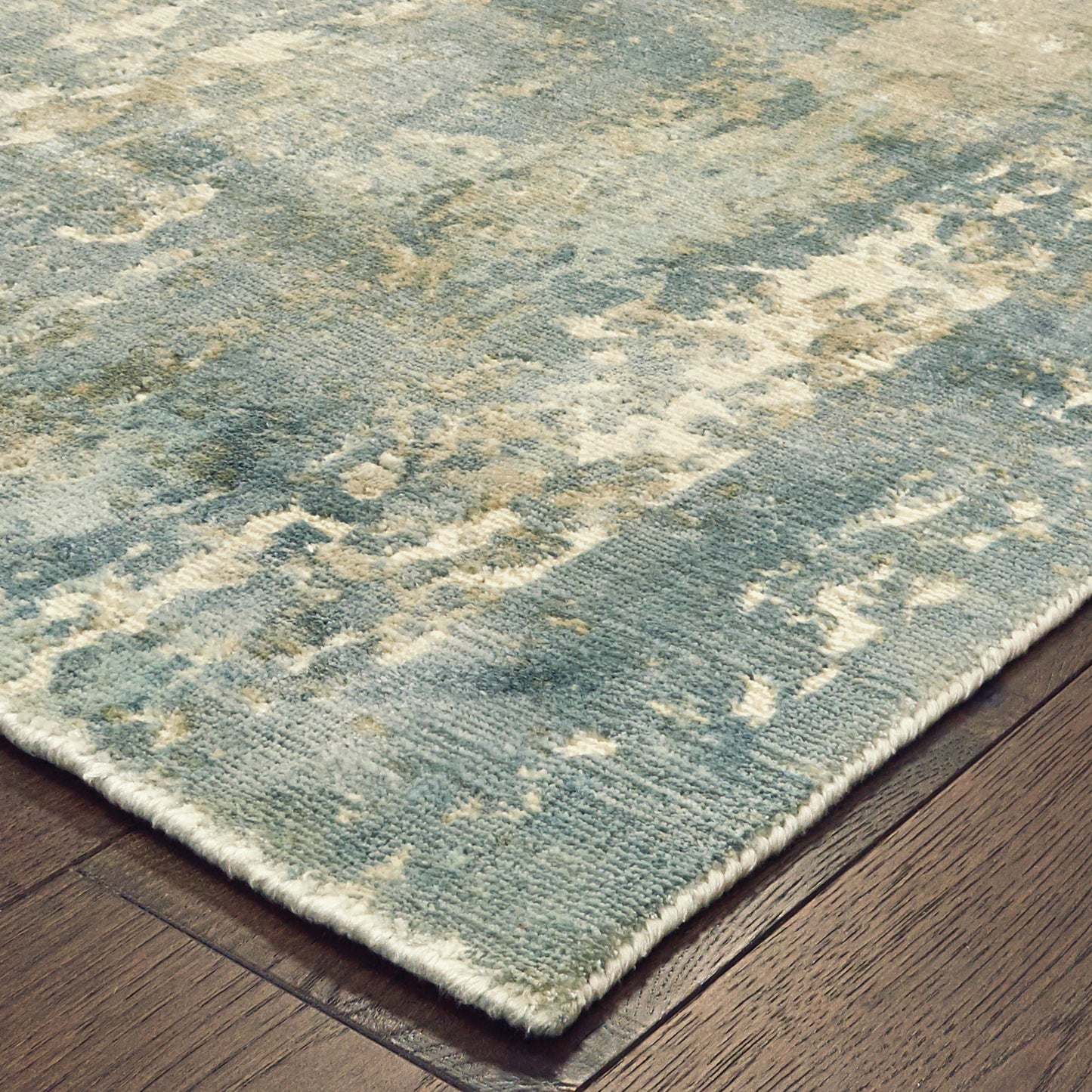 Formations 70002 Blue Distressed Rug