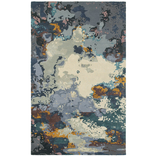 Galaxy 21903 Blue Abstract Rug