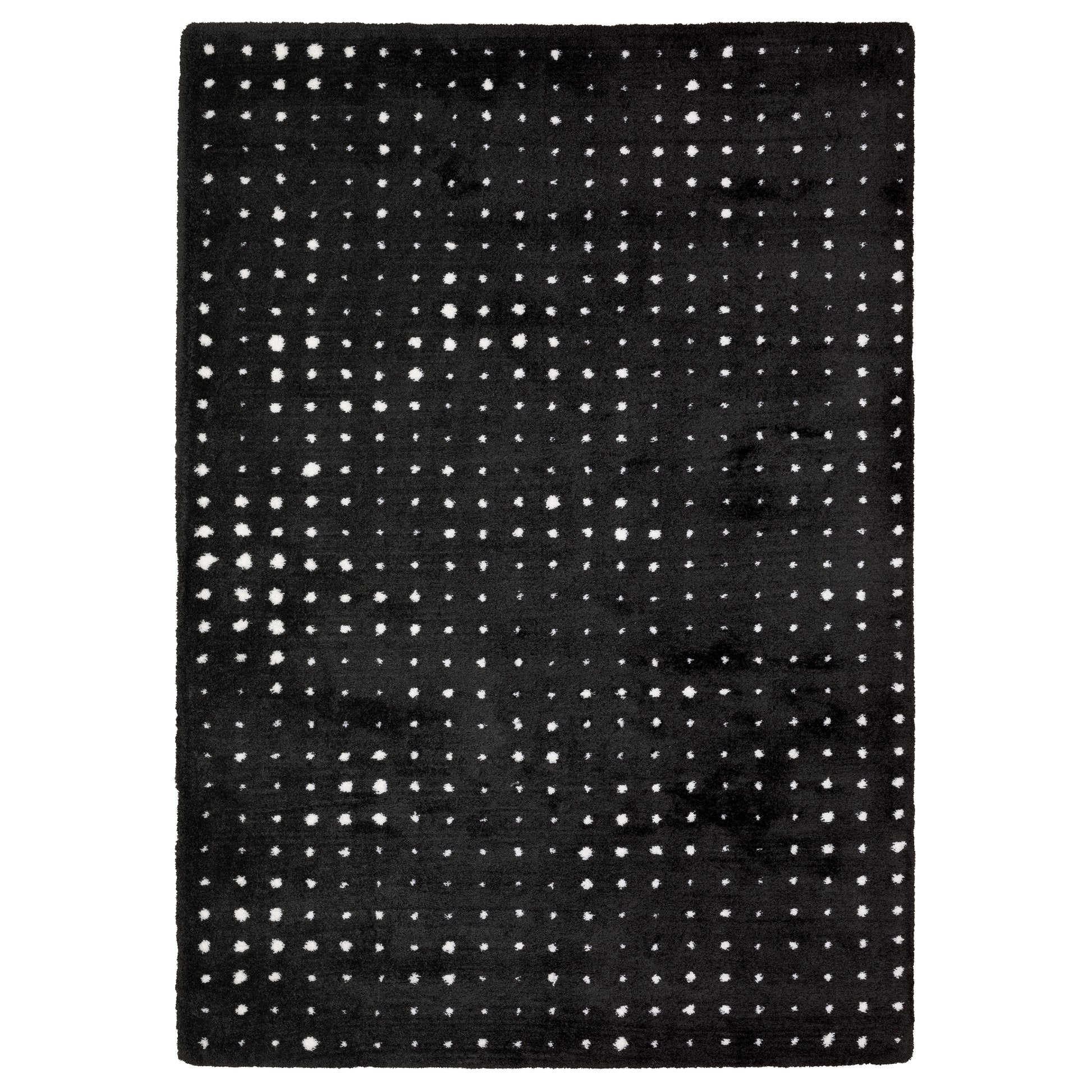 Galileo GAL04 Black Circles Rug