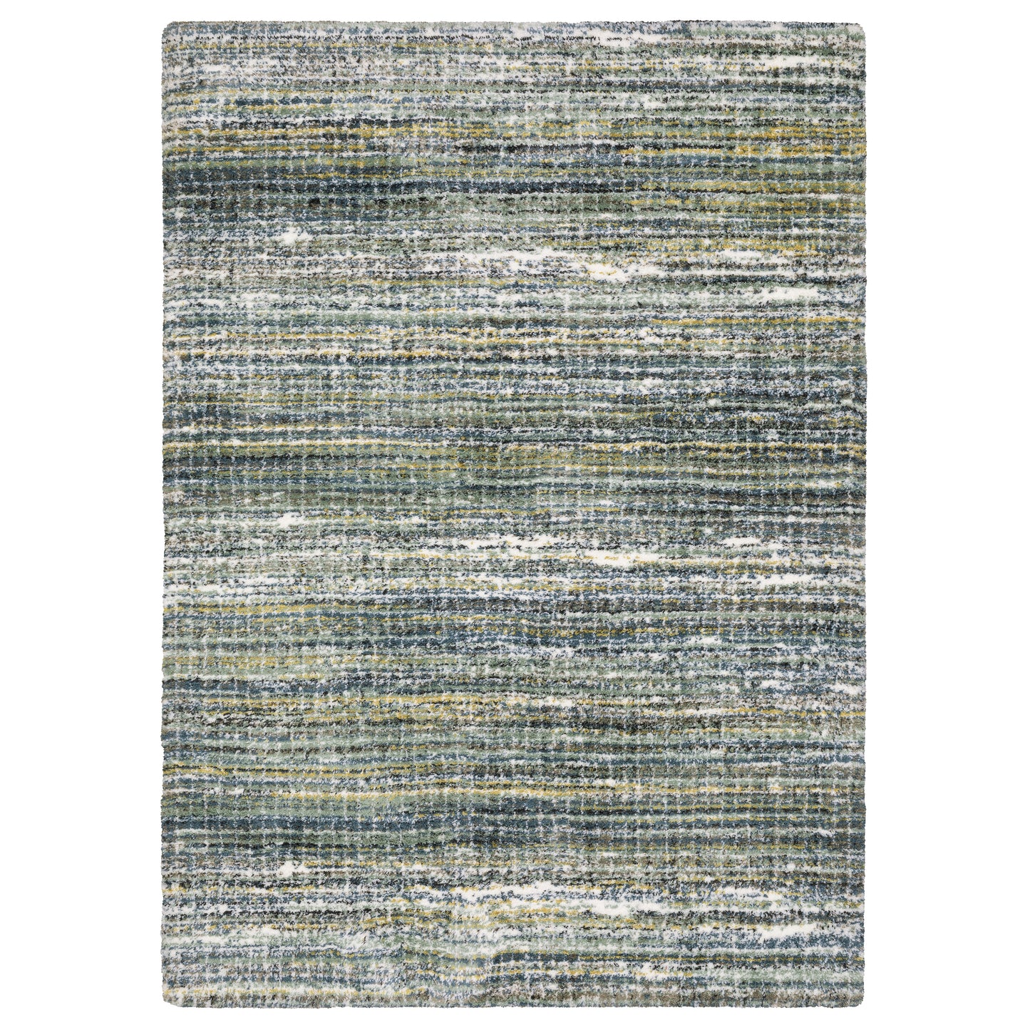 Galileo GAL07 Green Distressed Rug