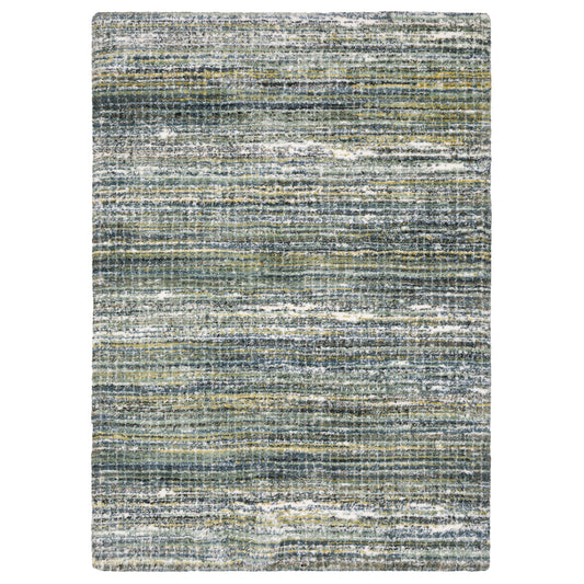 Galileo GAL07 Green Distressed Rug