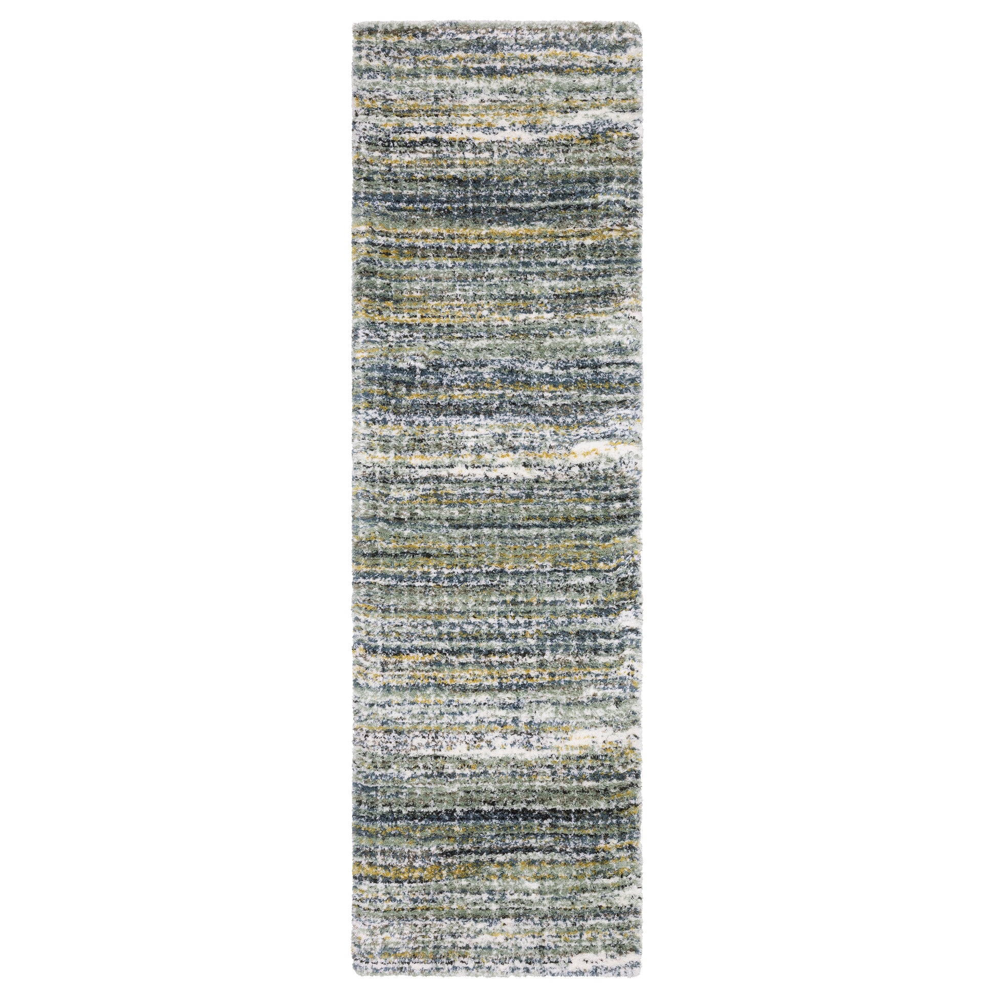 Galileo GAL07 Green Distressed Rug