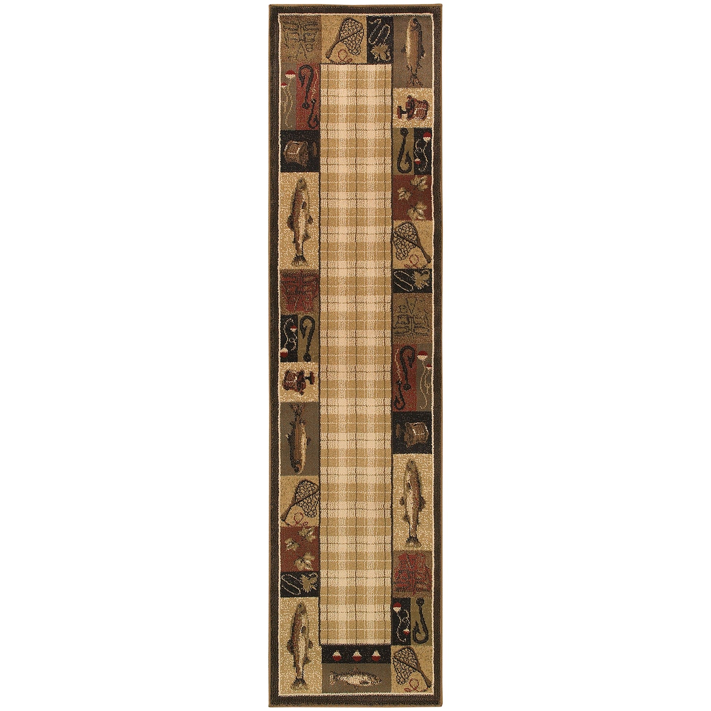 Hudson 1065B Beige Southwest/Lodge Rug