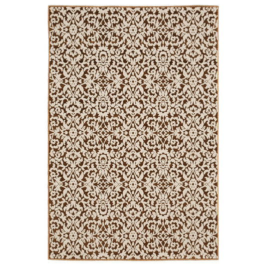 Intrigue INT02 Rust Oriental Rug